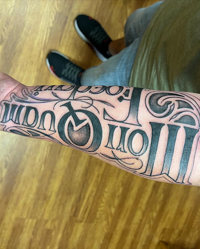 Explore van halen tattoo ideas, creative tattoo ideas in East Freedom, available at Midnight Ink Tattoo Parlor