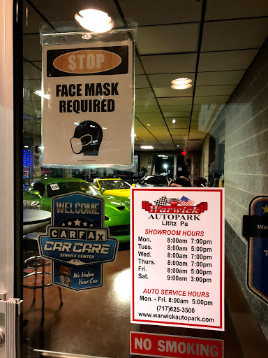 Car Dealer «WARWICK AUTOPARK», reviews and photos, 700 Furnace Hills Pike, Lititz, PA 17543, USA