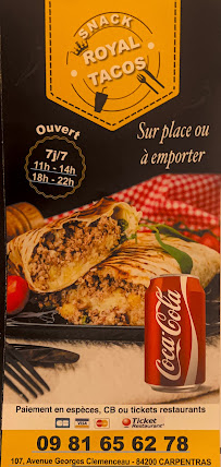 Aliment-réconfort du Restauration rapide Royal Tacos Carpentras - n°6
