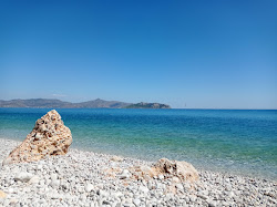 Foto av Chalikiada Strand beläget i naturområde
