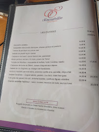 Menu / carte de Restaurant l'Escarbille à Montgiscard