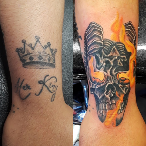 Explore tattoo ideas for family initials, creative tattoo ideas in Abilene, available at A Tattoo Experience by Spaz