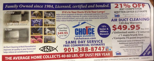 1st Choice Home Services in Bartlett, Tennessee