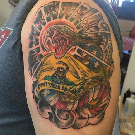 Explore sa tattoo ideas, creative tattoo ideas in Milford, available at Golden Hammer Tattoo Studios