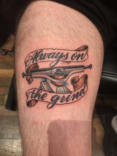 Explore black tattoo ideas for men, creative tattoo ideas in Oceanside, available at The Arcade Oceanside Tattoo