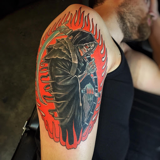 Tattoo Shop «Kustom Thrills Tattoo», reviews and photos, 1000 Main St #107, Nashville, TN 37206, USA