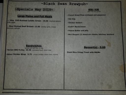 Restaurant «Black Swan Brewpub», reviews and photos, 2067 Hadley Rd, Plainfield, IN 46168, USA
