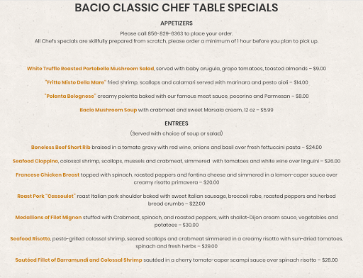 Caterer «Bacio Catering & Market», reviews and photos, 75 E Main St, Moorestown, NJ 08057, USA