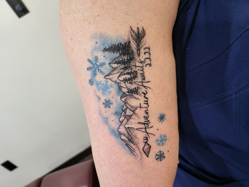 Explore thistle tattoo ideas, creative tattoo ideas in Columbus, available at Eternal Tattoo & Body Piercing - Columbus