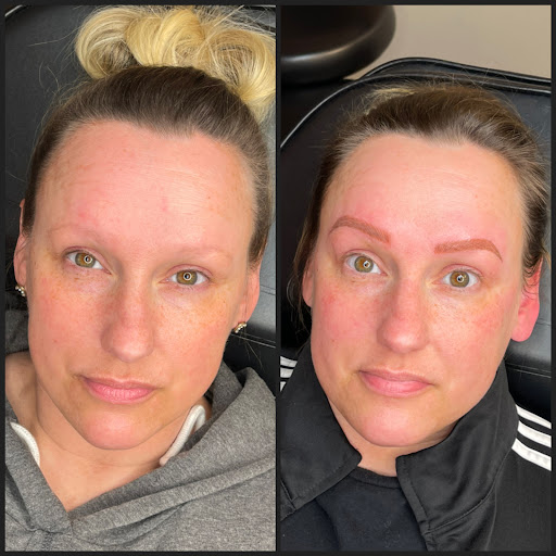 Explore women's arm tattoo ideas, creative tattoo ideas in Peoria Heights, available at BeautiFULL Brows By Jen Microblading - Permanent Makeup Wild Honey Beauty Studio