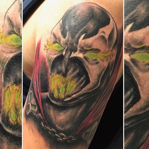 Explore rock tattoo ideas, creative tattoo ideas in Augusta, available at Mr. Tattoo