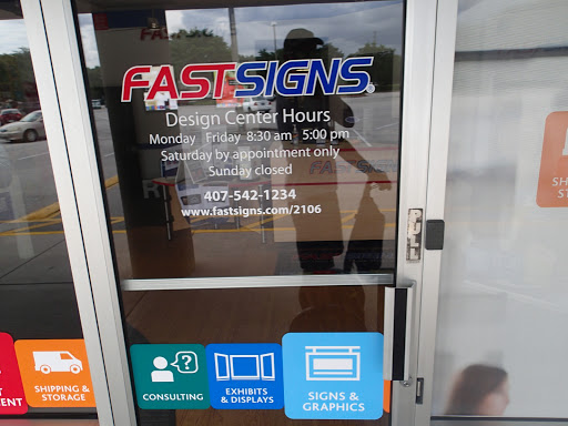 Sign Shop «FASTSIGNS», reviews and photos, 2200 Winter Springs Blvd #118, Oviedo, FL 32765, USA