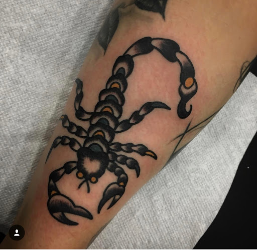 Explore gangster sleeve tattoo ideas, creative tattoo ideas in Tallmadge, available at Killjoy tattoo