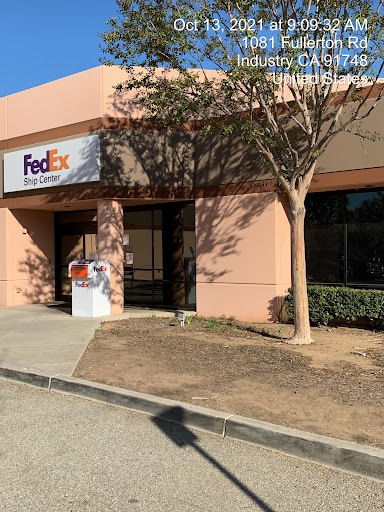 Shipping and Mailing Service «FedEx Ship Center», reviews and photos, 1081 Fullerton Rd, City of Industry, CA 91748, USA