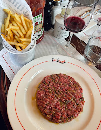 Steak tartare du Restaurant français LE CHARLOT - PARIS - n°12