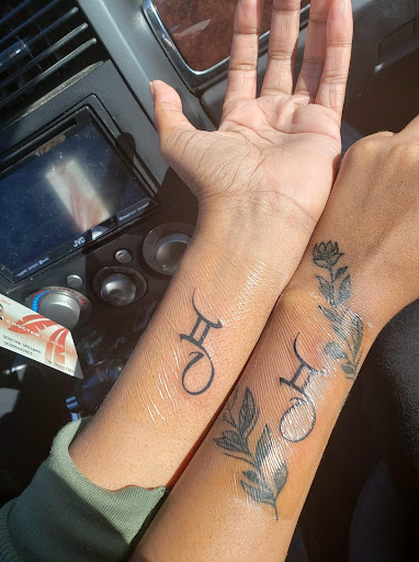 Explore surfing tattoo ideas, creative tattoo ideas in Greenville, available at Bomb Ink