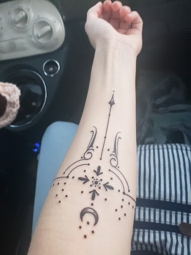 Explore boyfriend and girlfriend tattoo ideas, creative tattoo ideas in Rowlett, available at Fresh Image Tattoo Studios