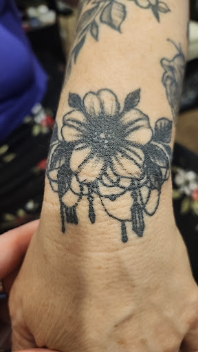 Explore dental tattoo ideas, creative tattoo ideas in Redding, available at Dominant Ink