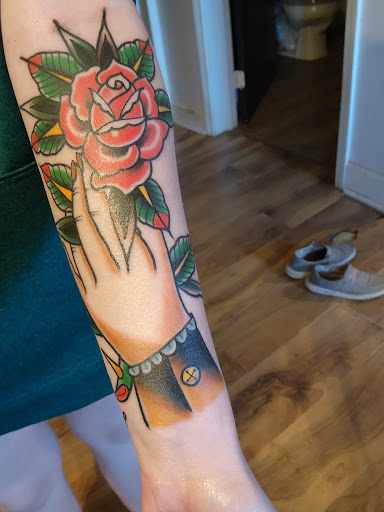 Explore manatee tattoo ideas, creative tattoo ideas in Clarksville, available at Love Blood Ink Tattoo