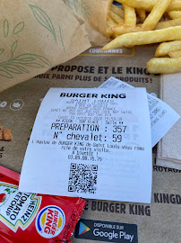 Frite du Restauration rapide Burger King à Saint-Louis - n°4