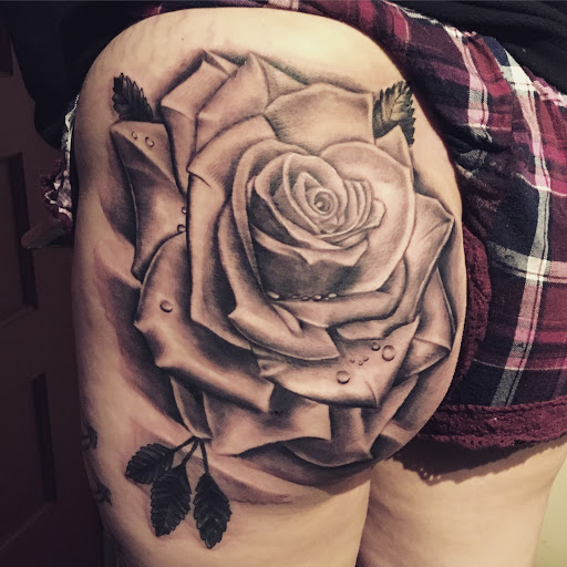 Explore mushroom tattoo ideas, creative tattoo ideas in Kingsford, available at Deft Tattoo Studio