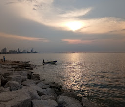 Running beach photo