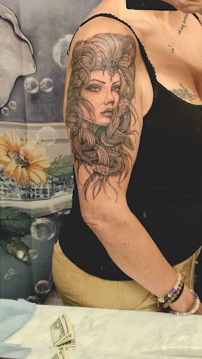 Explore triple moon finger tattoo ideas, creative tattoo ideas in Philadelphia, available at Tattoo Odyssey Inc