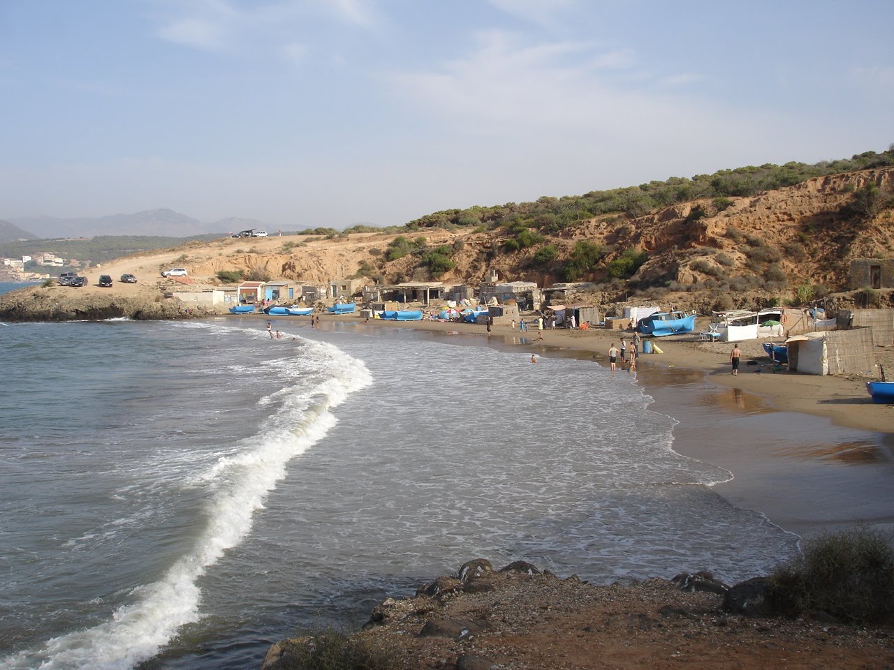 Foto de Playa Sidi Lehsen con bahía mediana