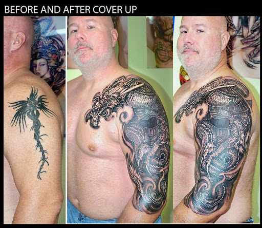 Explore nautical sleeve tattoo ideas, creative tattoo ideas in Garden Grove, available at Anna Hang Tattoo