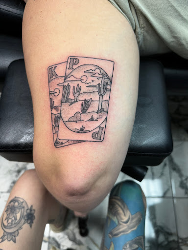 Explore baseball tattoo ideas, creative tattoo ideas in Foley, available at Symbolic Ink Tattoo Studio