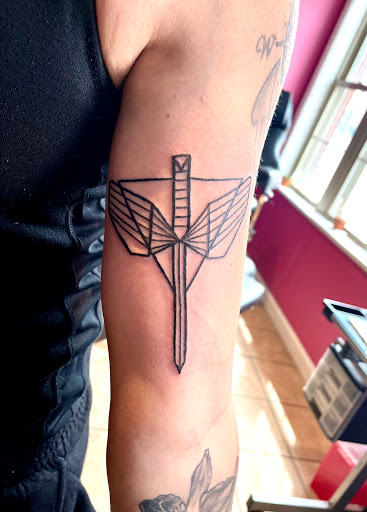 Explore dark angel tattoo ideas, creative tattoo ideas in Berwick, available at Truth Custom Tattoo, Design & Gallery