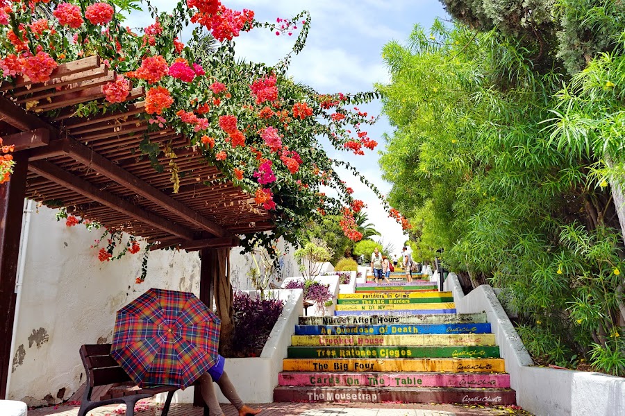 Escaleras de Agatha Christie