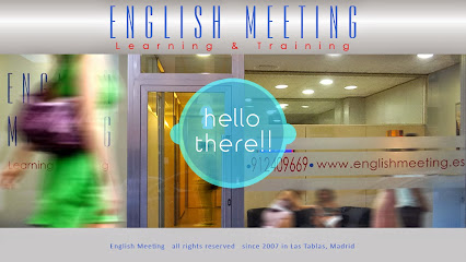 ENGLISH MEETING - Learning & Training - Las Tablas - Calle de Hospital de Órbigo, 9, 28050 Madrid, Spain