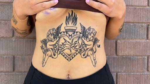 Explore amethyst tattoo ideas, creative tattoo ideas in Peoria, available at Modern Ink Tattoo