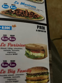 Menu du Le 62 Kennedy à Rennes