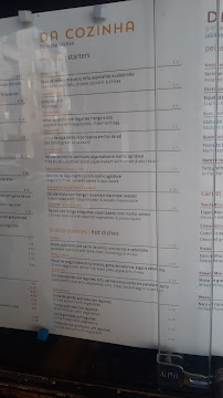 Hikidashi Taberna Japonesa à Lisbon menu