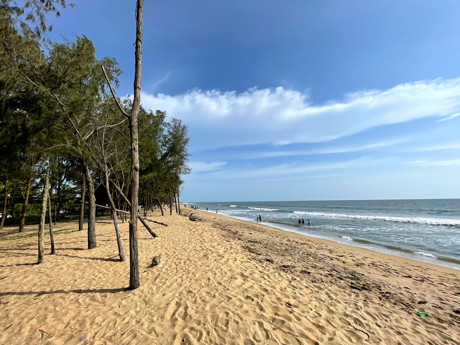 Foto av Kuzhuppilly Beach med något ren nivå av renlighet