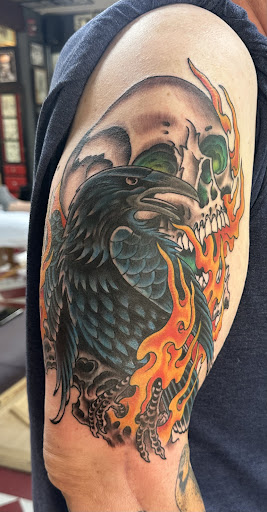 Explore tattoo ideas broken heart, creative tattoo ideas in Portland, available at Atlas Tattoo Studio