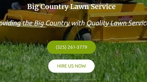 Big Country Lawn Service