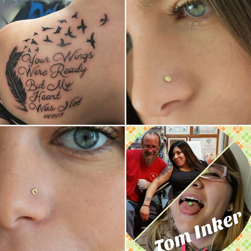 Explore small dinosaur tattoo ideas, creative tattoo ideas in Elko, available at Tom Custom Tattoos and Body Piercing Studio