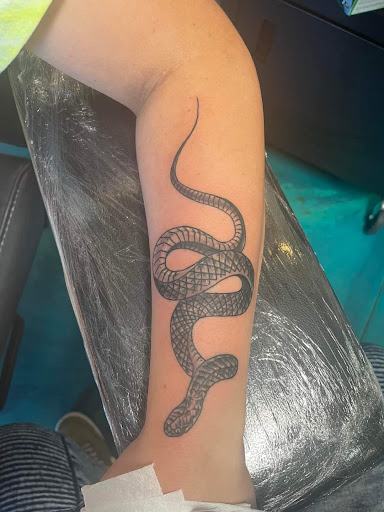 Explore tattoos ideas arm, creative tattoo ideas in Traverse City, available at Pinups & Needles