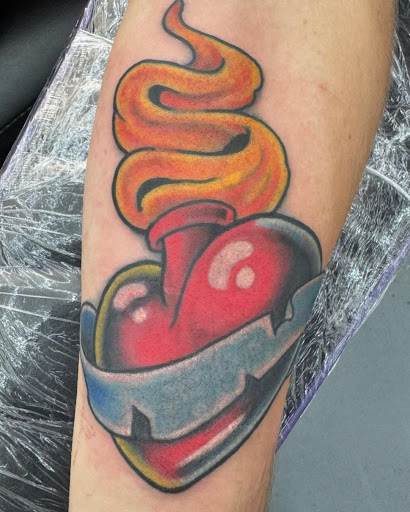 Explore tattoo ideas for firefighters, creative tattoo ideas in Grove City, available at Tattoo 62