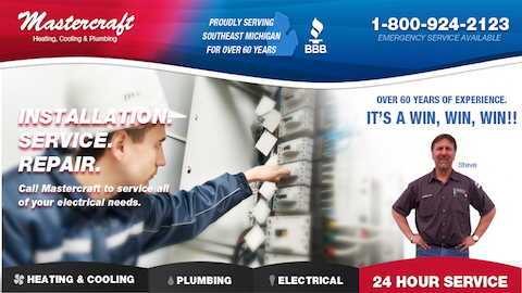 Mastercraft Heating, Cooling & Plumbing in Redford Charter Twp, Michigan