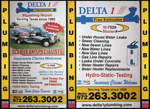 Plumber «Delta 1 Plumbing», reviews and photos, 2012 N Main St, Grand Prairie, TX 75050, USA