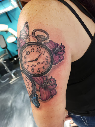 Explore golf tattoo ideas for men, creative tattoo ideas in Zephyrhills, available at MAIN STREET INK TATTOOS