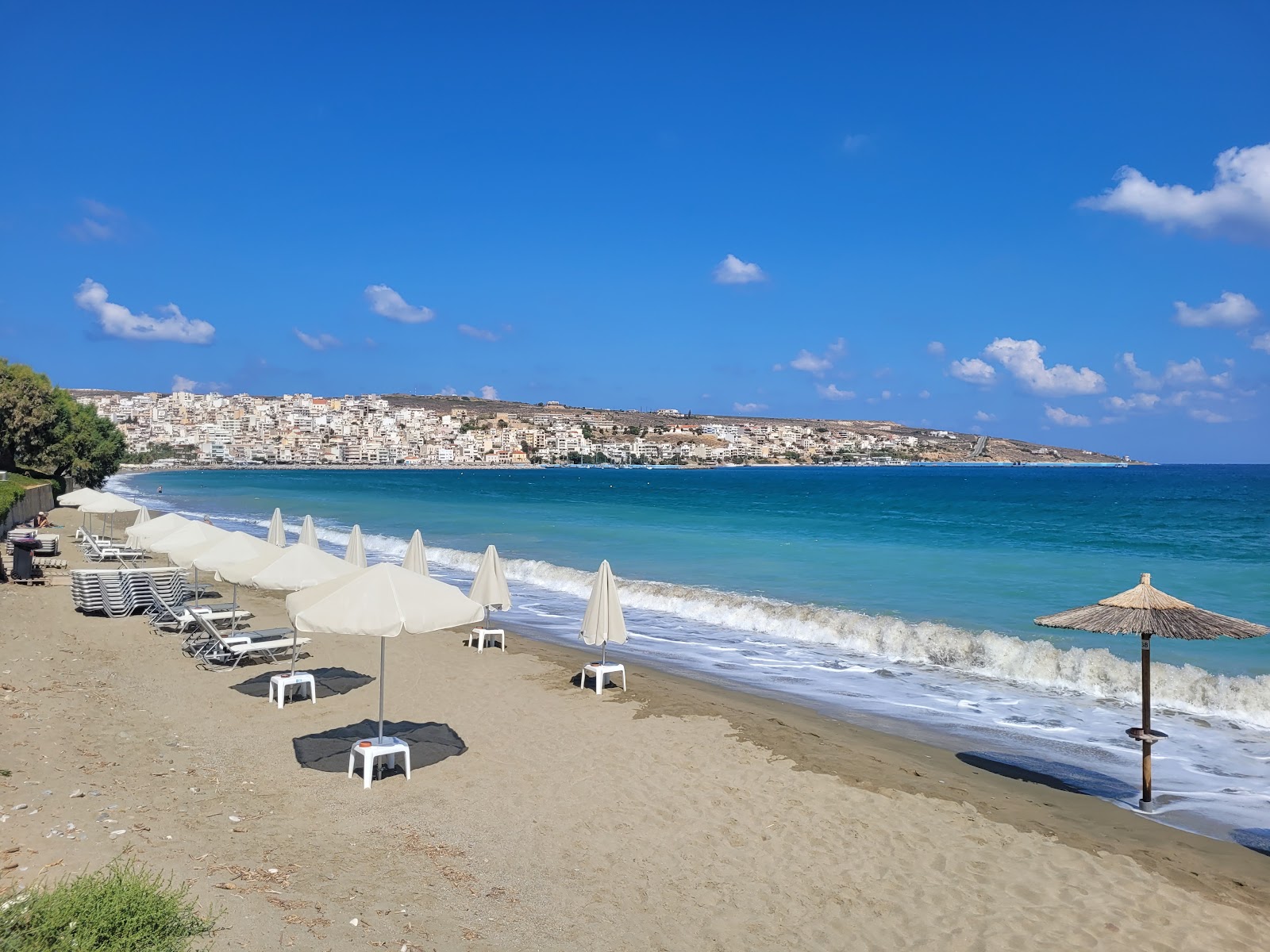 Photo of Sitia Beach with bright sand surface