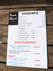 Menu / carte de Moselstrand à Valwig