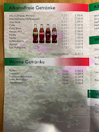 Menu du Pizzeria Campese à Salzgitter