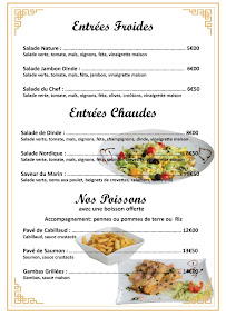 Menu du King Pasta à Valenciennes