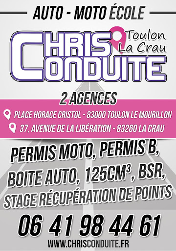 Chris Conduite | Auto-École À Toulon à Toulon, Var